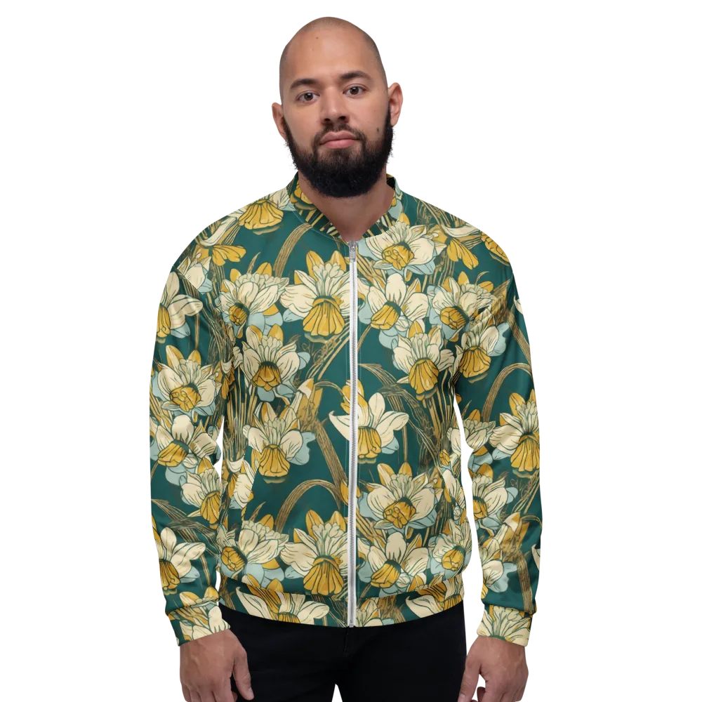 Gilded Meadow on Bomber Jacket — Front