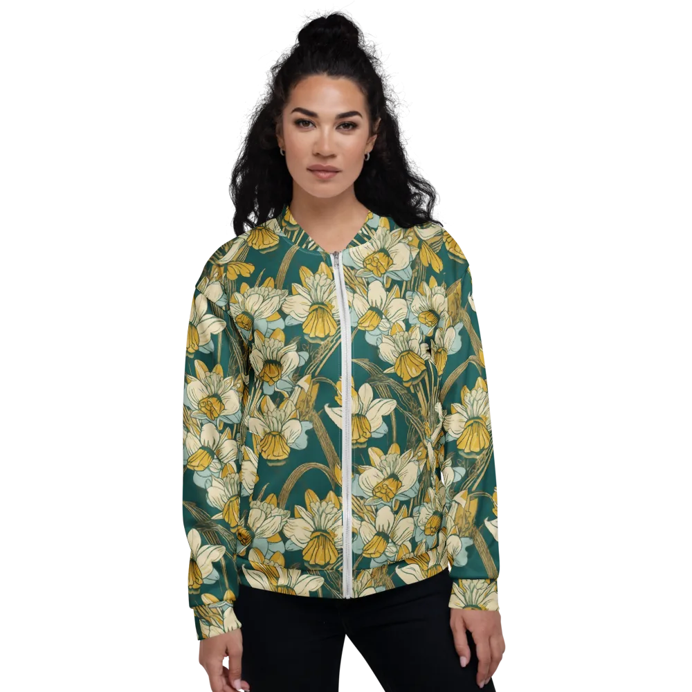 Gilded Meadow on Bomber Jacket — Front