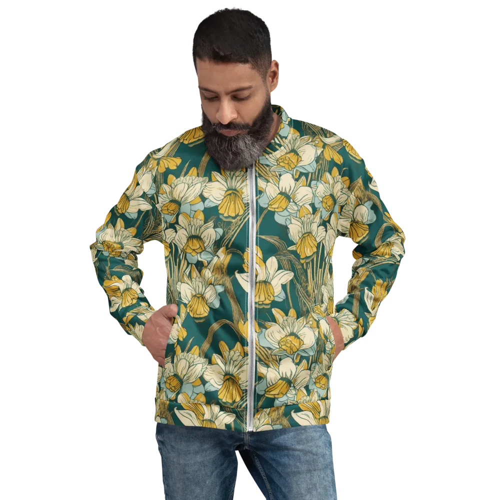Gilded Meadow on Bomber Jacket — Front