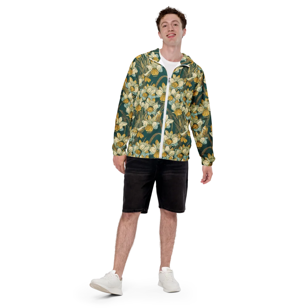 Gilded Meadow on Men's Windbreaker — Front