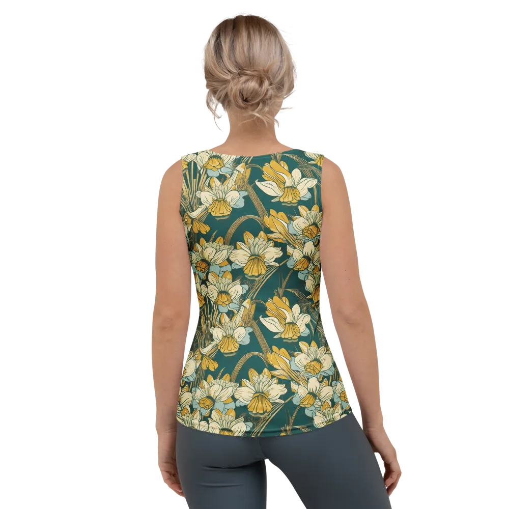 Gilded Meadow on Women's Tank Top — Back
