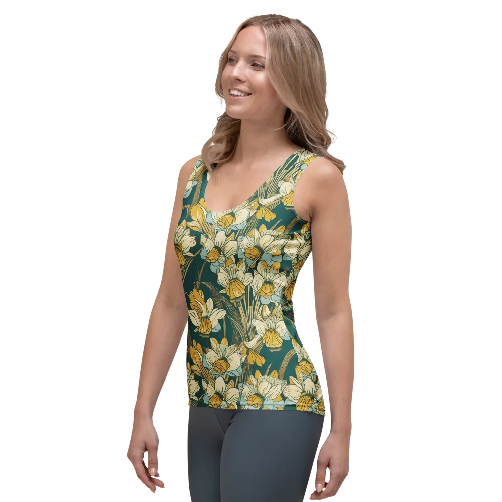 Gilded Meadow on Women's Tank Top — Left Front