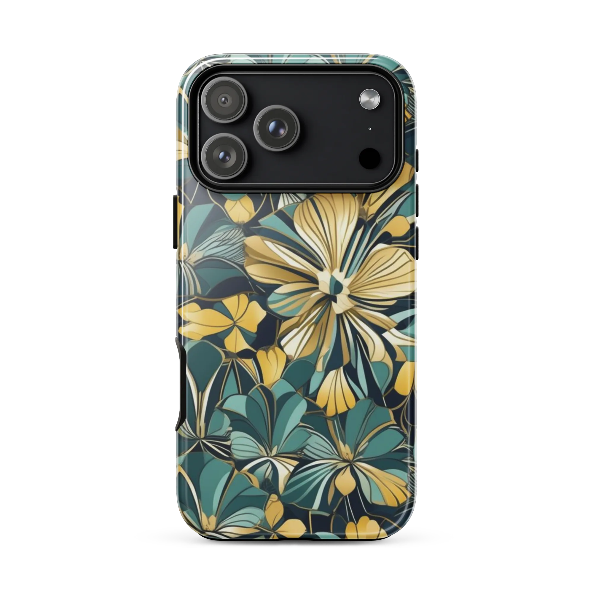 Teal Botanica on Tough Case for iPhone® — Front