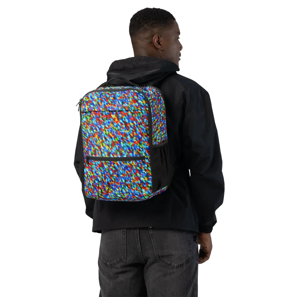 Aurora Shards on Utility Backpack — Back