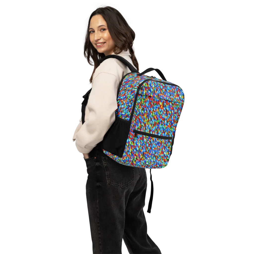 Aurora Shards on Utility Backpack — Back