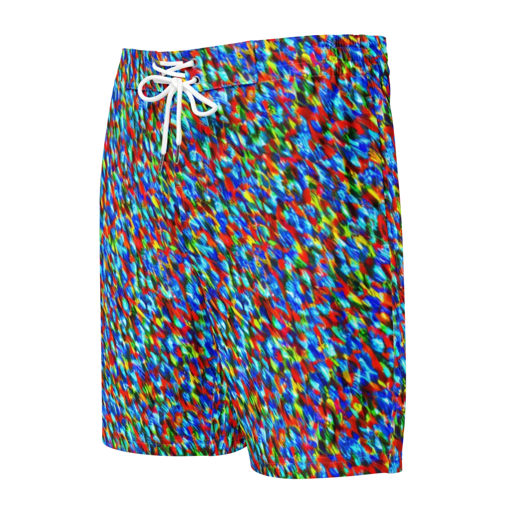 Aurora Shards on Men's Board Shorts — Front