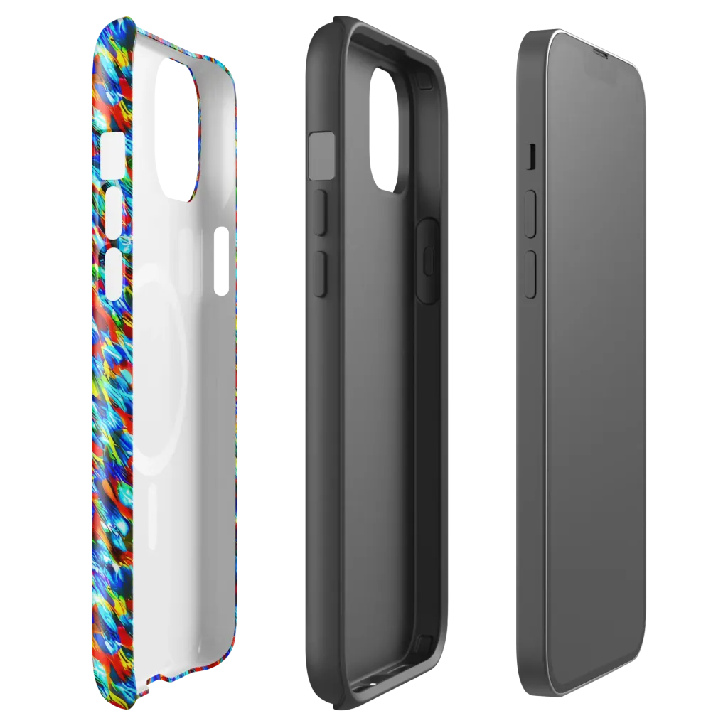 Aurora Shards on MagSafe Tough Case for iPhone® — Front