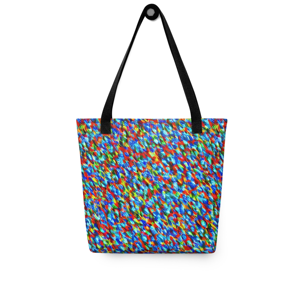 Aurora Shards on Tote Bag — Front