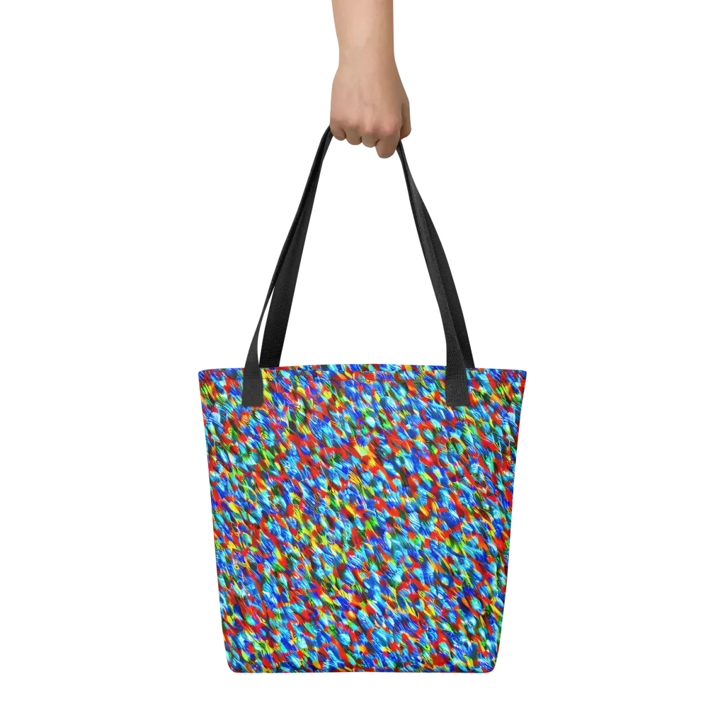 Aurora Shards on Tote Bag — Front
