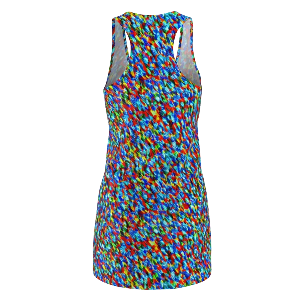 Aurora Shards on Racerback Dress — Back