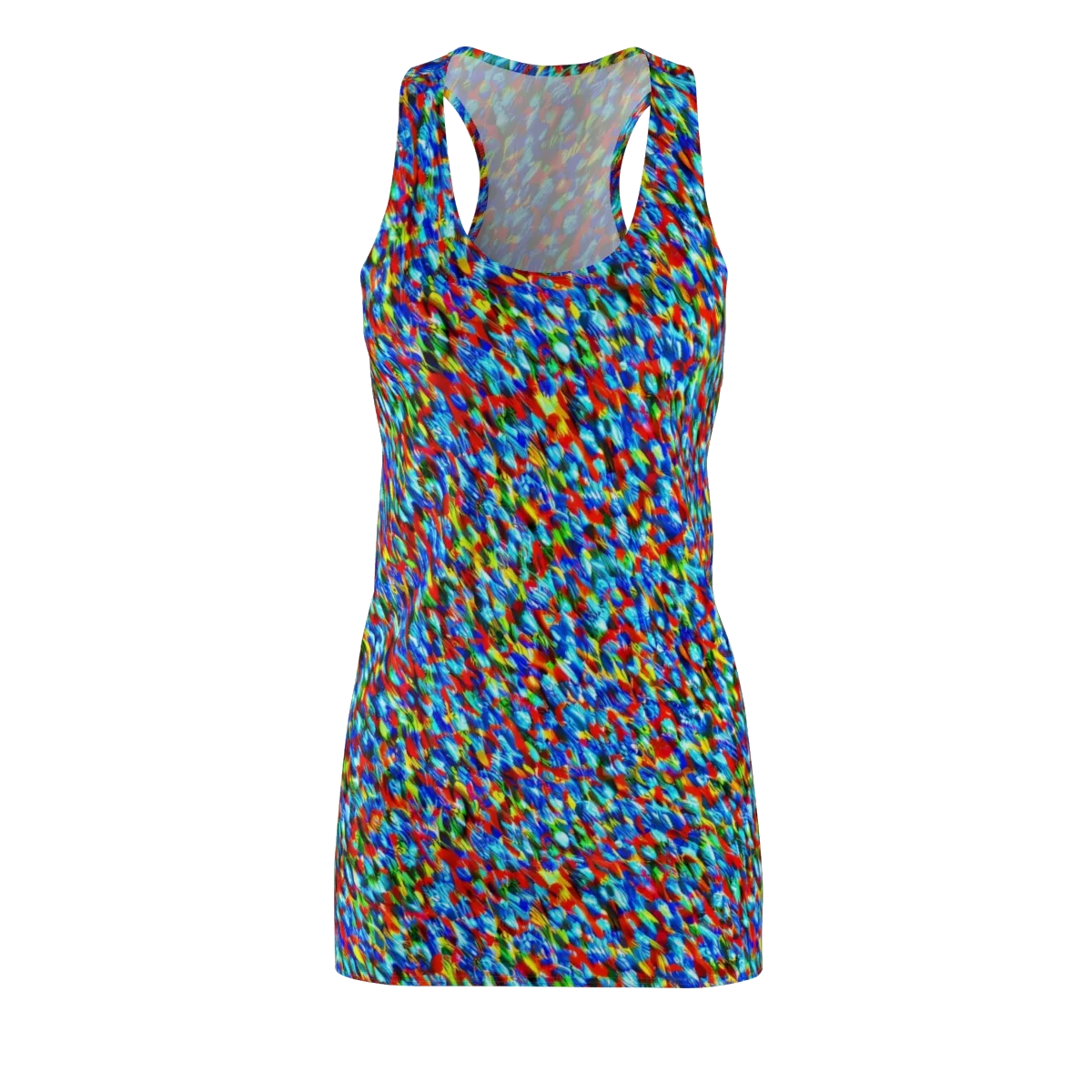 Aurora Shards on Racerback Dress — Front