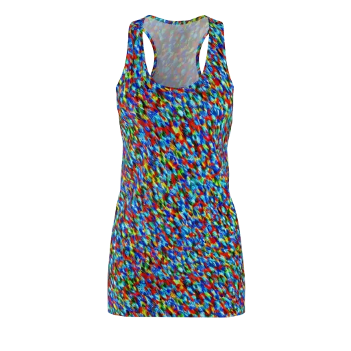 Aurora Shards on a Racerback Dress