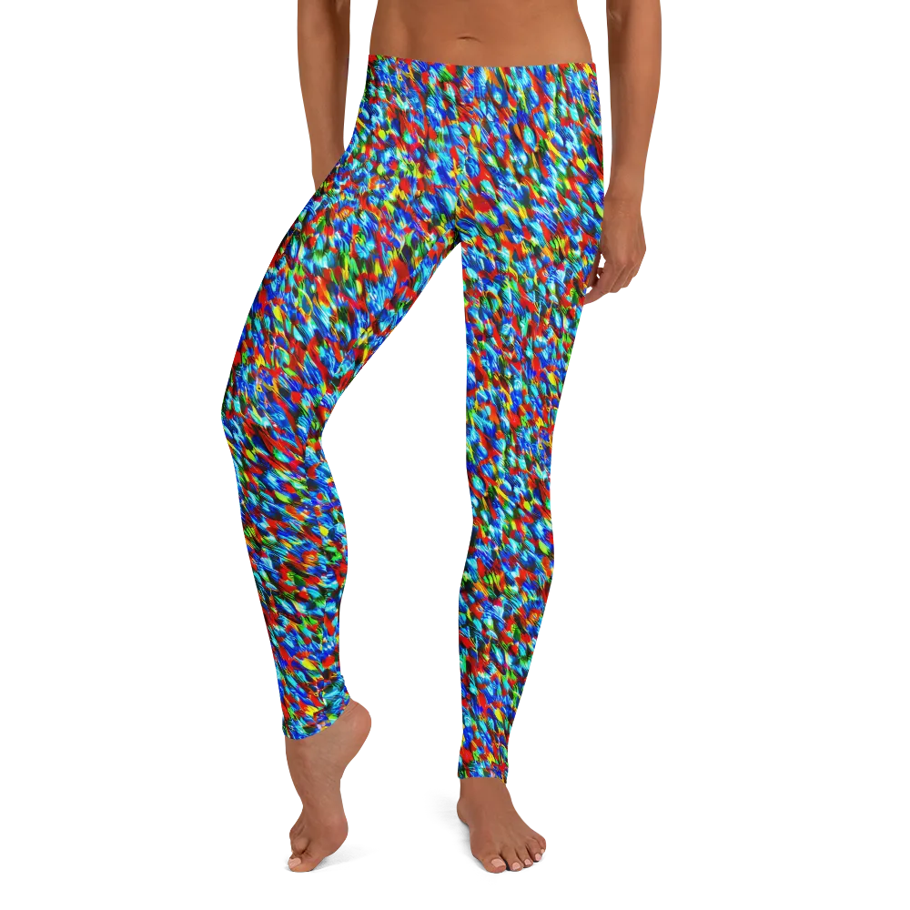 Aurora Shards on Leggings — Front