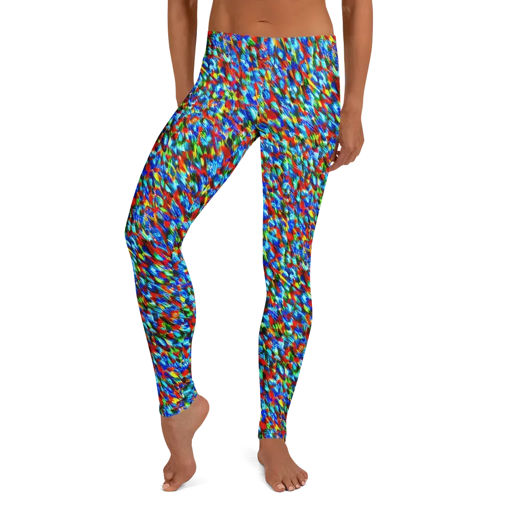 Aurora Shards on Leggings — Front