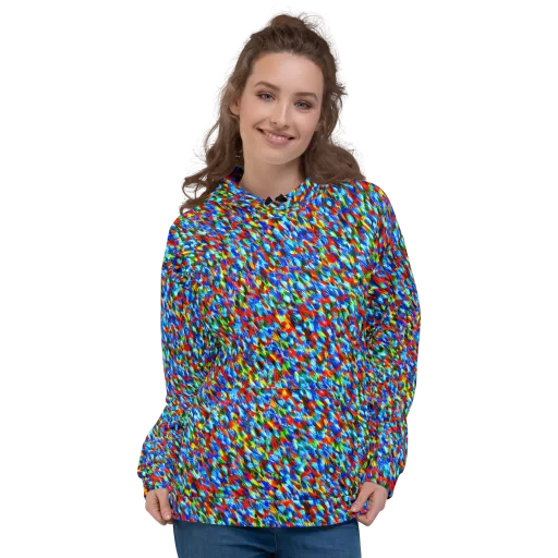 Aurora Shards on a Hoodie