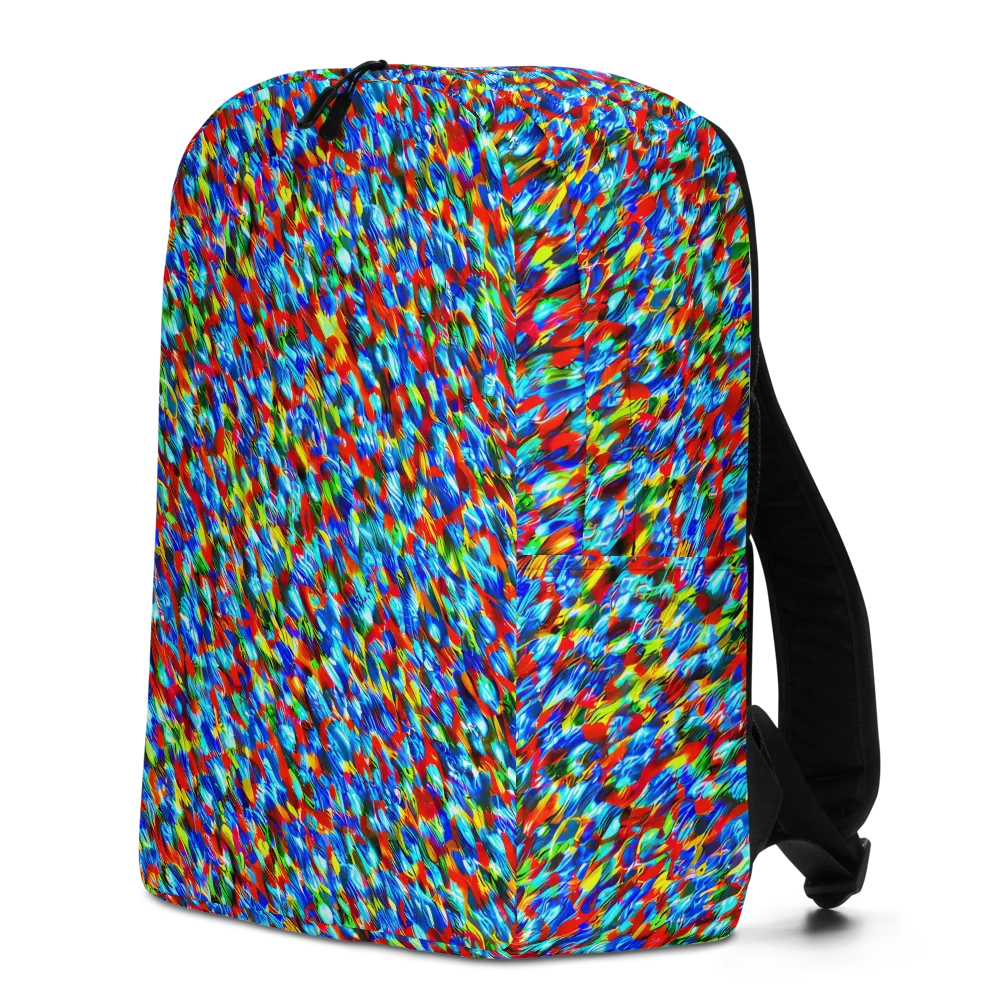 Aurora Shards on Minimalist Backpack — Left