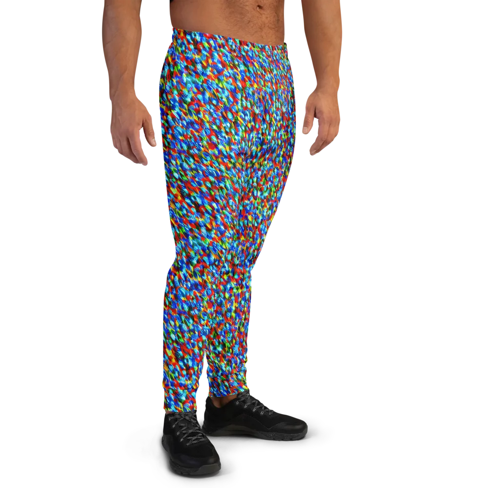 Aurora Shards on Men's Joggers — Right