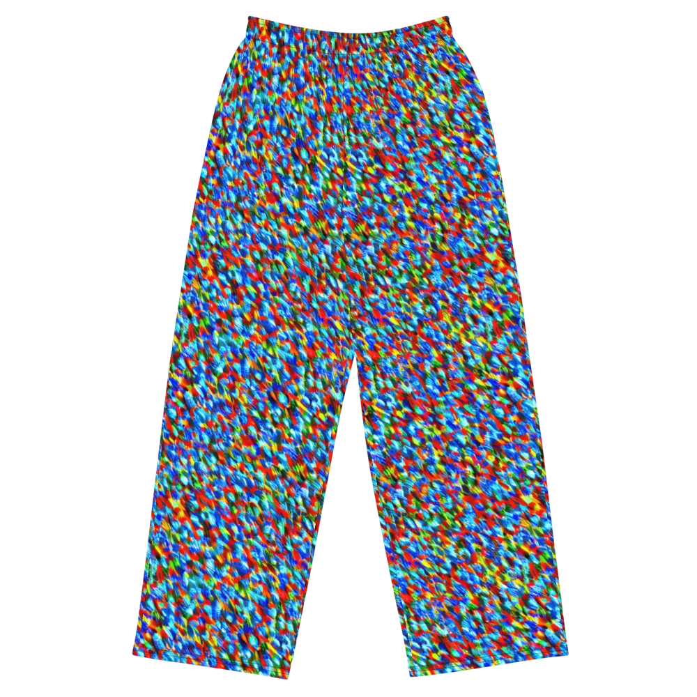 Aurora Shards on Wide-Leg Pants — Front