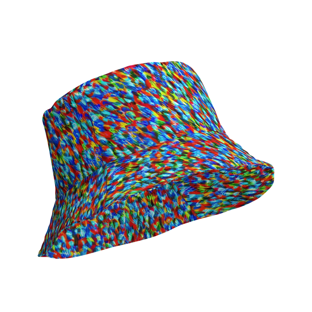 Aurora Shards on Reversible Bucket Hat — Product details Outside