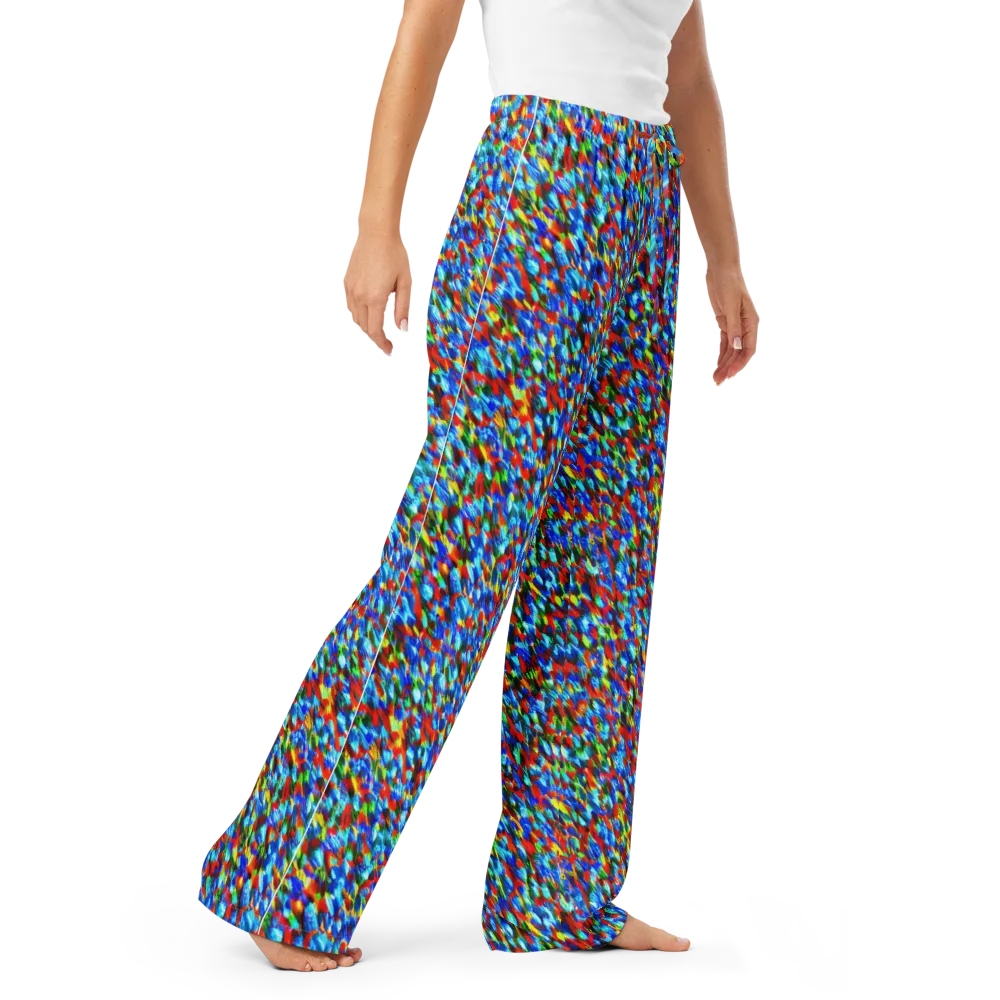 Aurora Shards on Women's Pajama Pants — Right Front