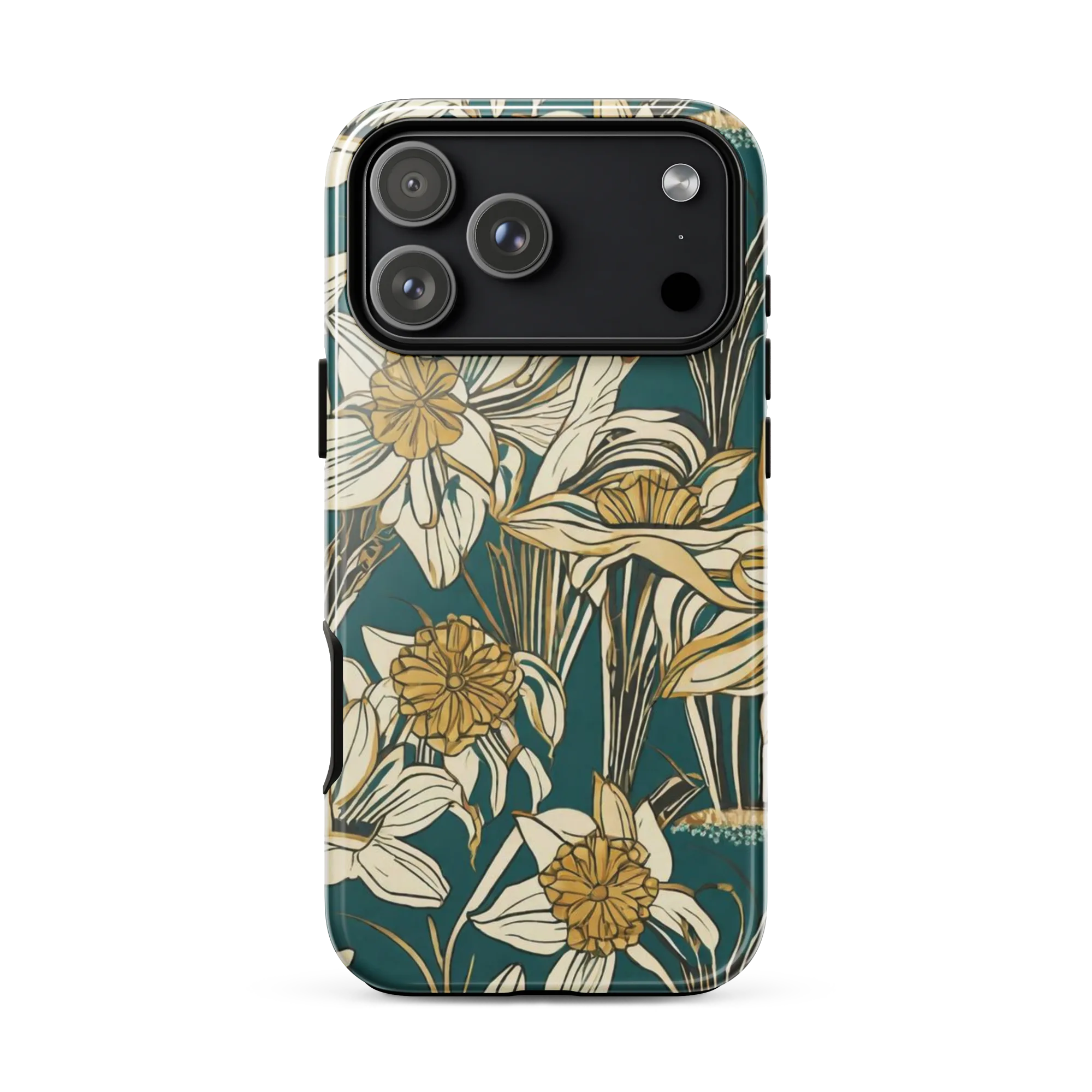 Teal Garden Sonata on Tough Case for iPhone® — Front