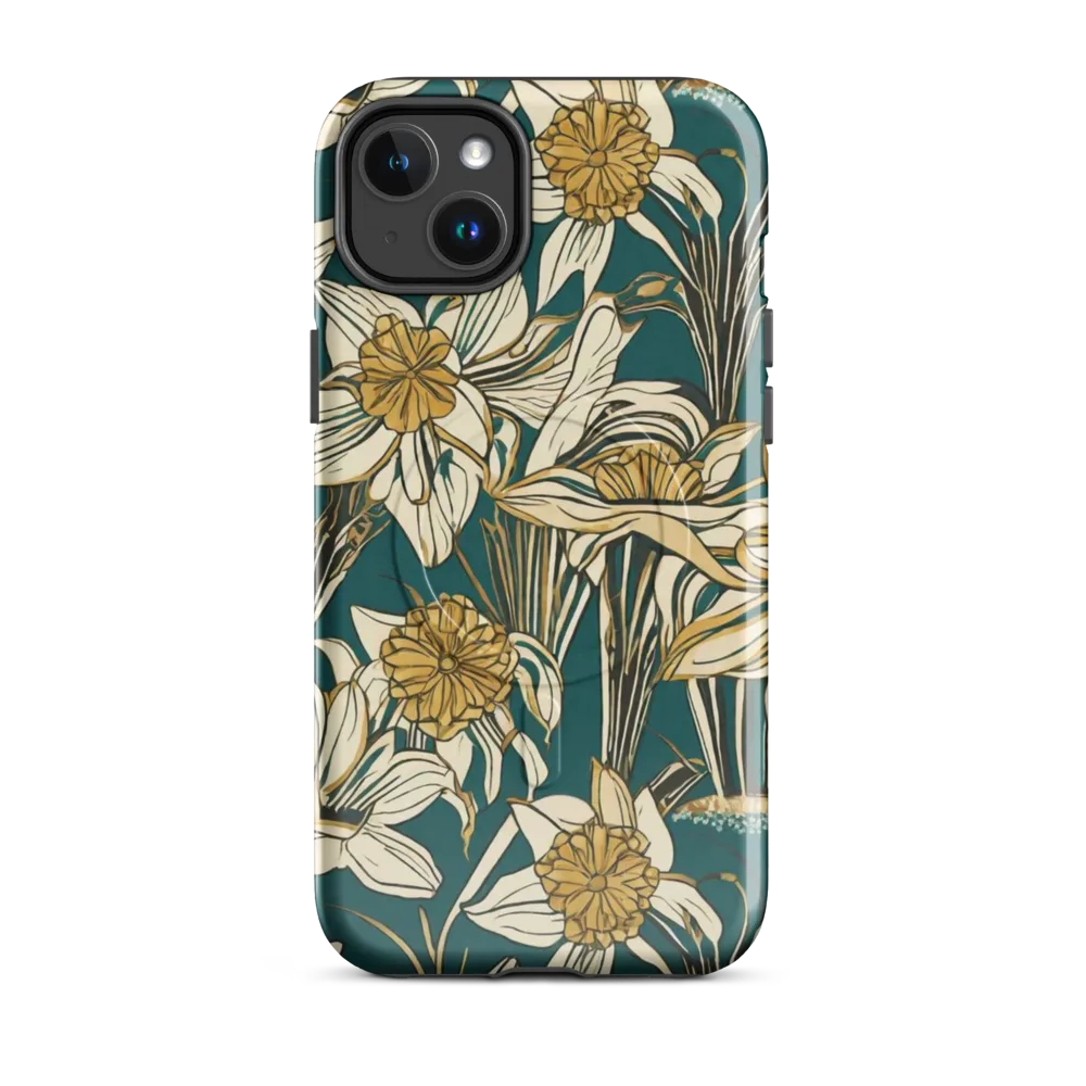 Teal Garden Sonata on MagSafe Tough Case for iPhone® — Front