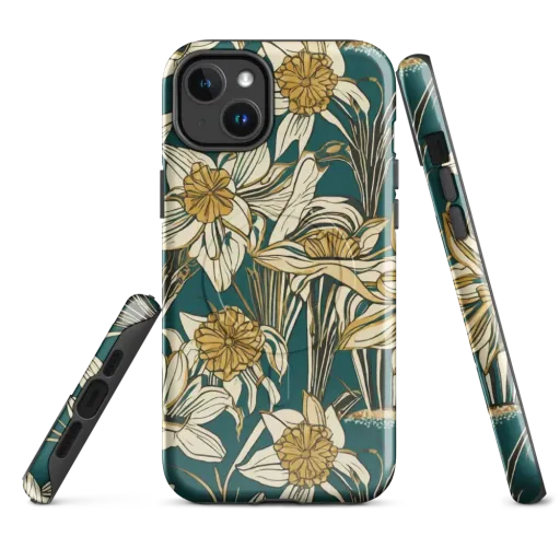 Teal Garden Sonata on a MagSafe Tough Case for iPhone®