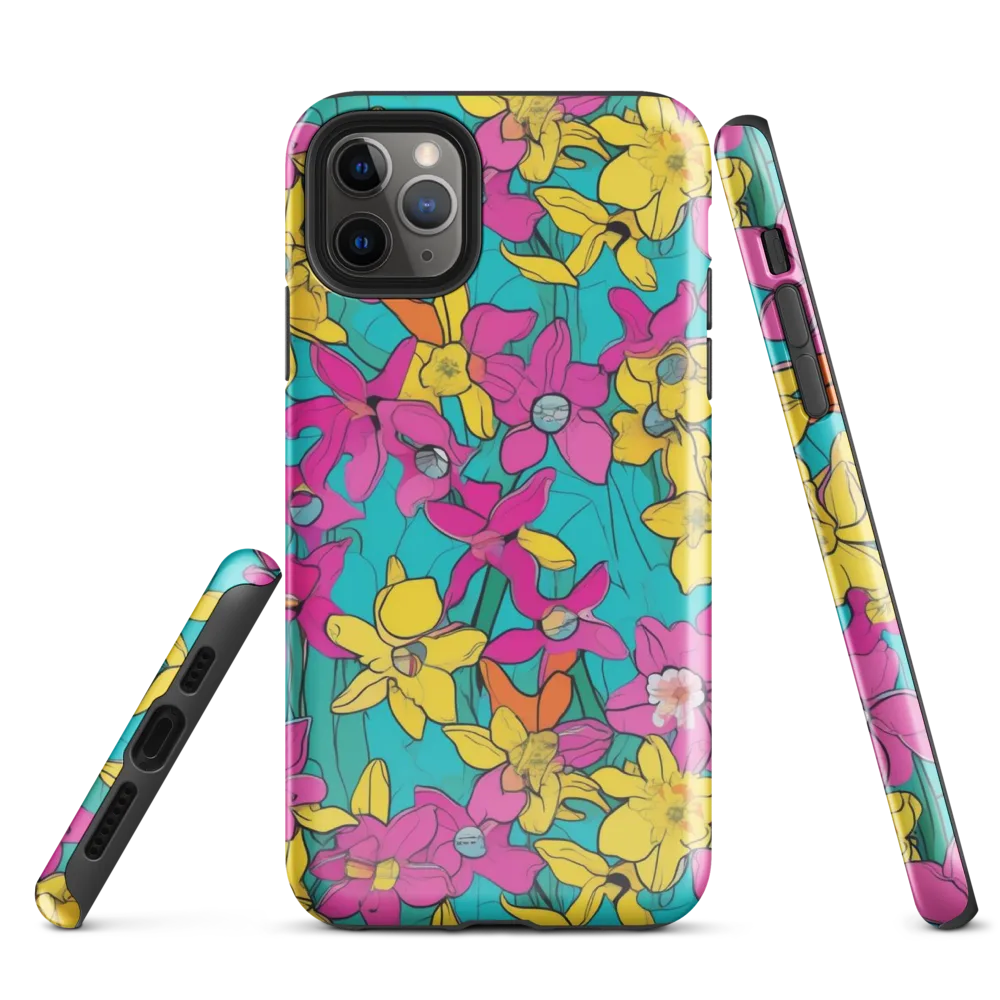 Bouquet After Dark on Tough Case for iPhone® — Front