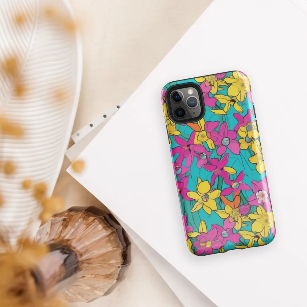 Bouquet After Dark on Tough Case for iPhone® — Front
