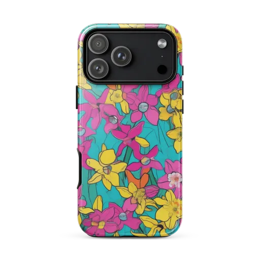 Bouquet After Dark on a Tough Case for iPhone®