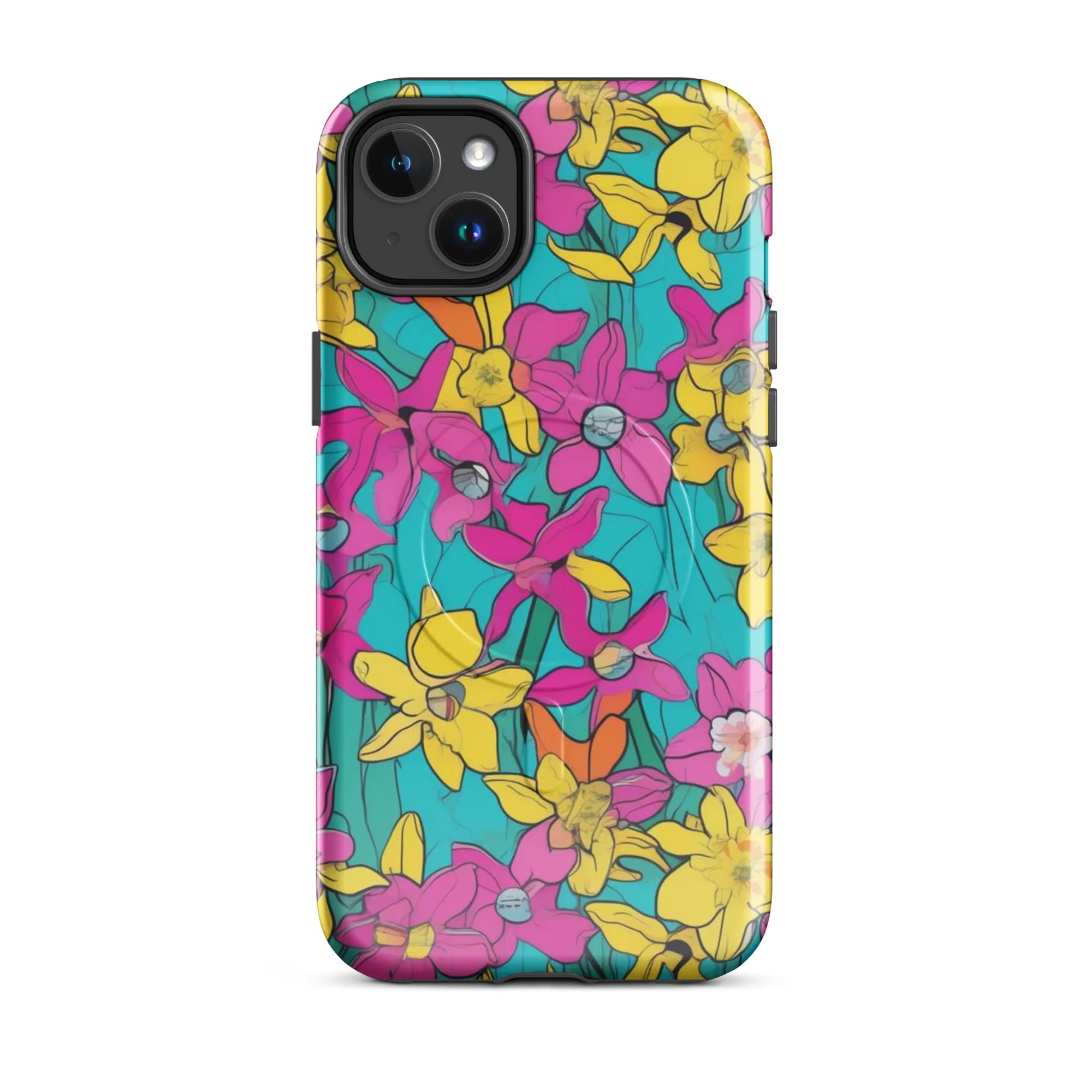 Bouquet After Dark on MagSafe Tough Case for iPhone® — Front
