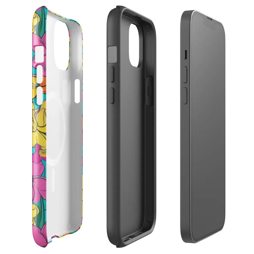Bouquet After Dark on MagSafe Tough Case for iPhone® — Front