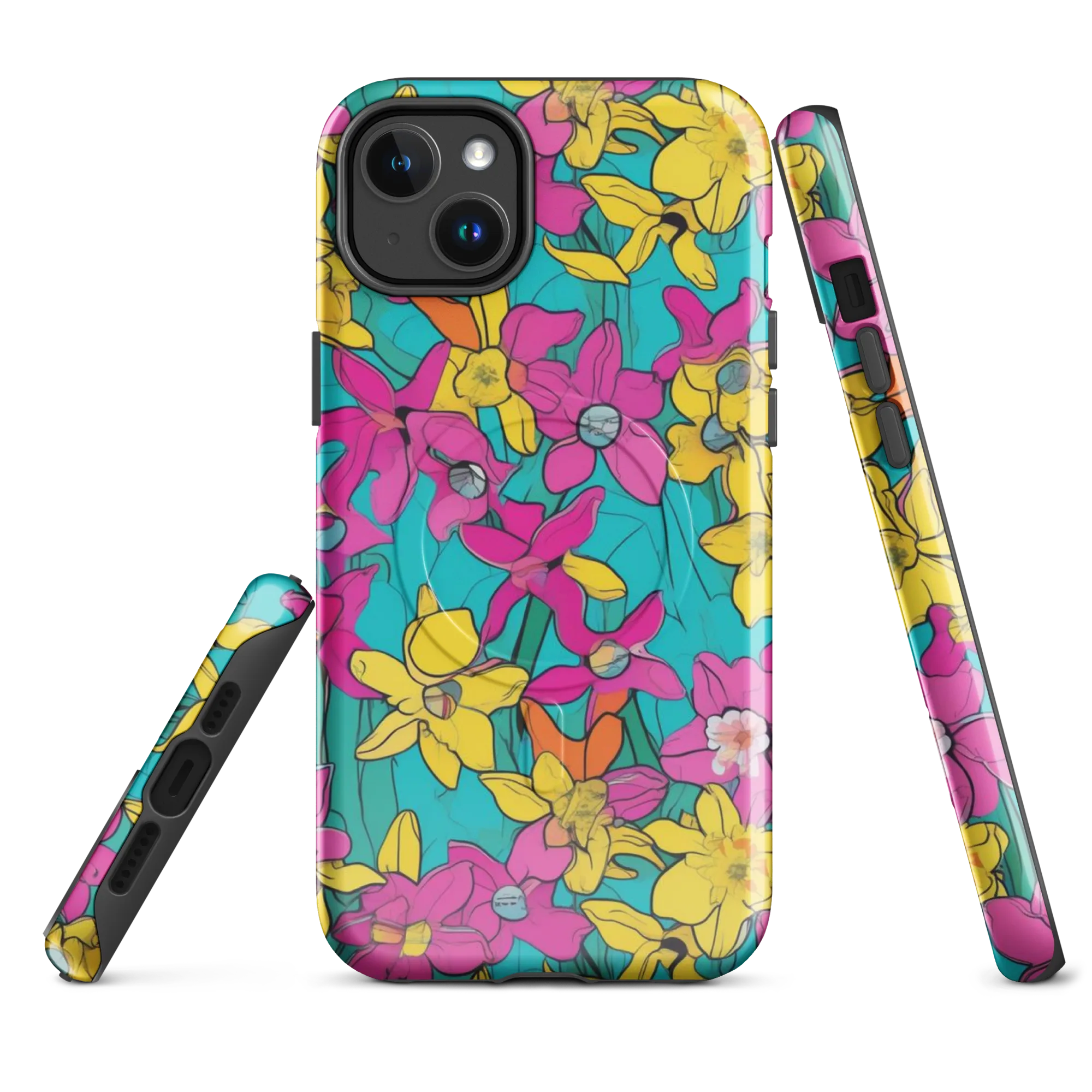 Bouquet After Dark on MagSafe Tough Case for iPhone® — Front