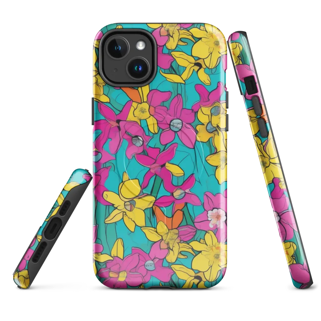 Bouquet After Dark on MagSafe Tough Case for iPhone® — Front