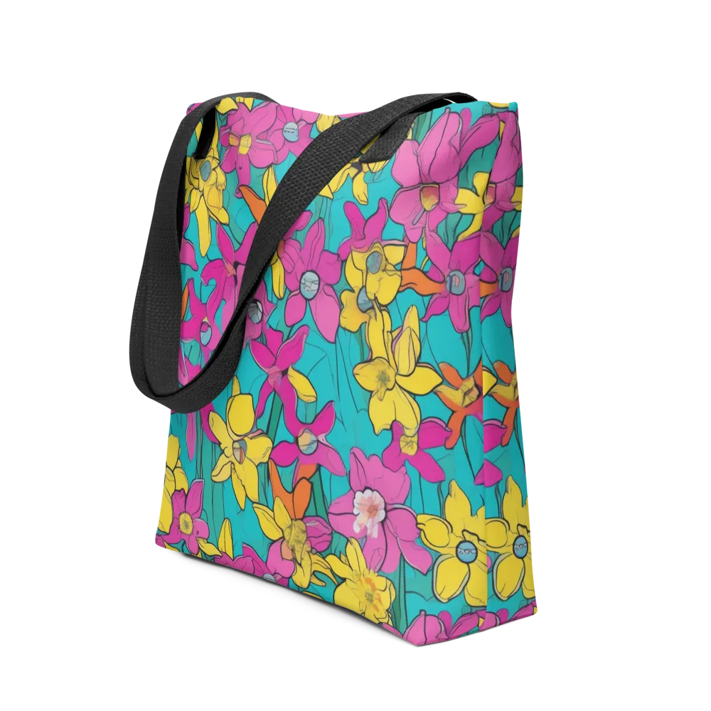Bouquet After Dark on Tote Bag — Front
