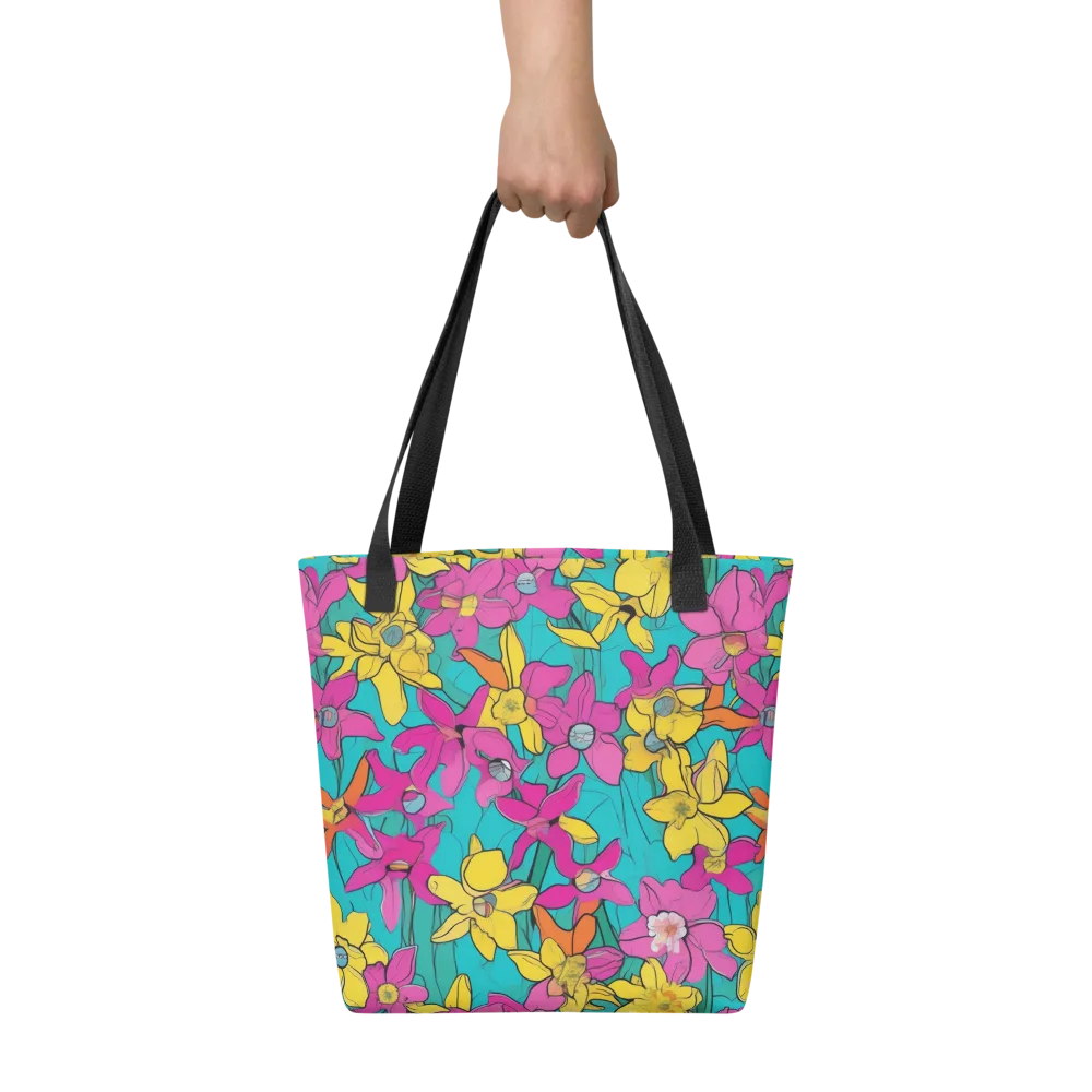 Bouquet After Dark on Tote Bag — Front