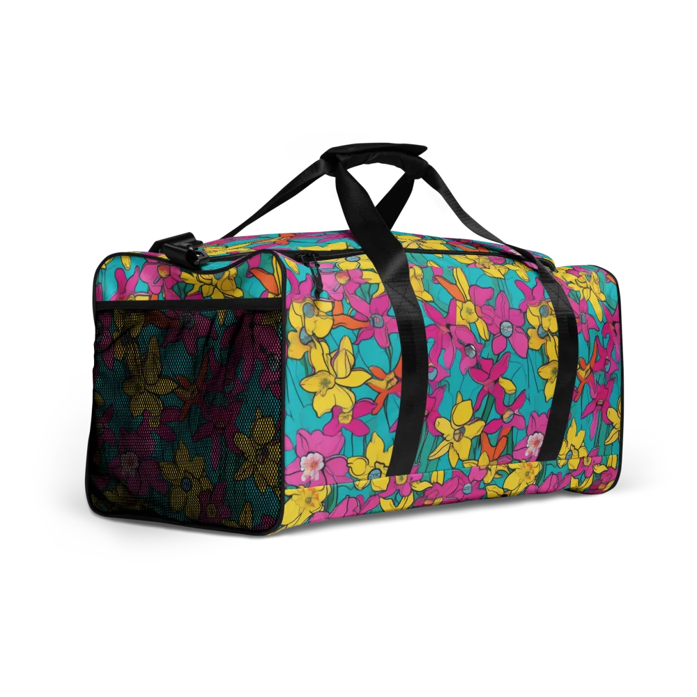 Bouquet After Dark on Duffle Bag — Right Front