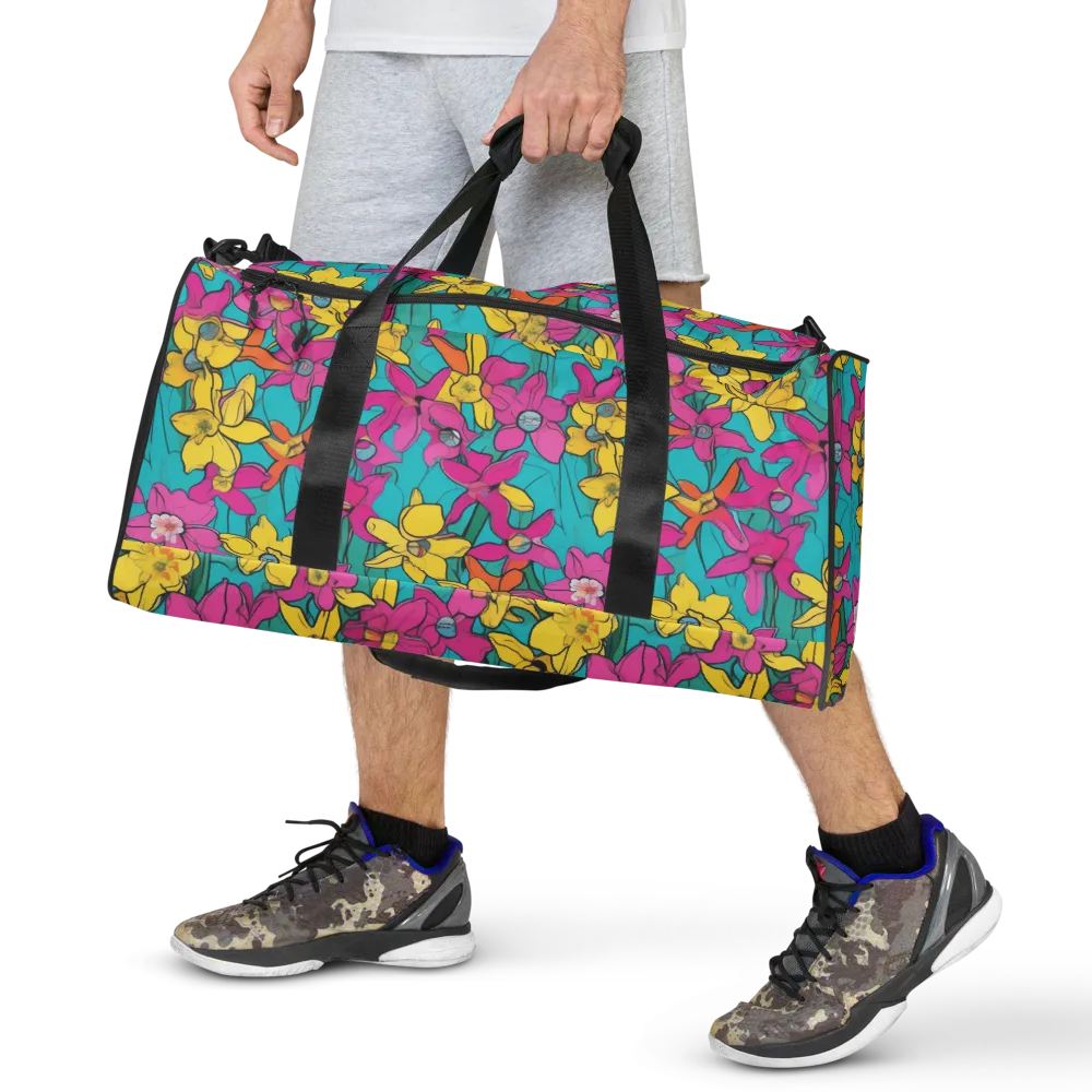 Bouquet After Dark on Duffle Bag — Front