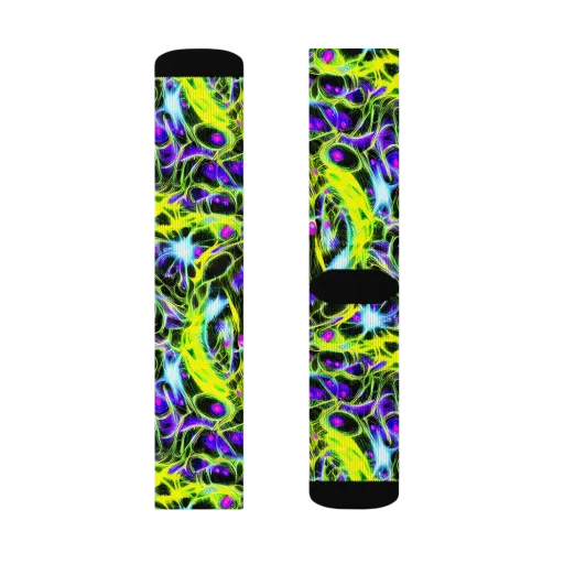 Psychedelic Underbrush on a Socks