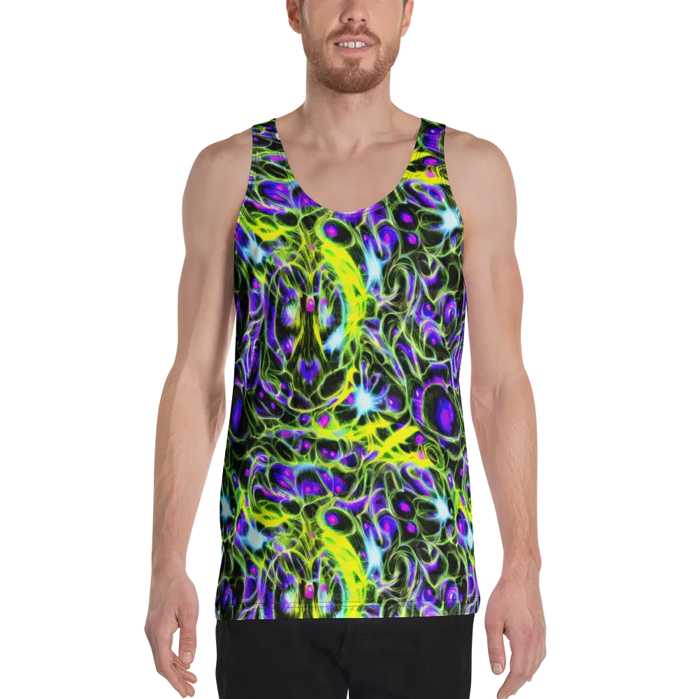 Psychedelic Underbrush on Men's Tank Top — Front