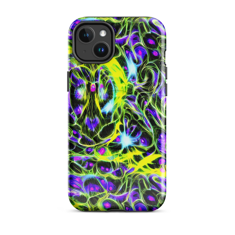 Psychedelic Underbrush on MagSafe Tough Case for iPhone® — Front