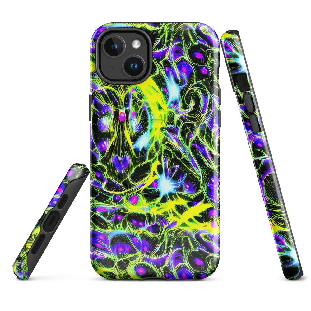 Psychedelic Underbrush on MagSafe Tough Case for iPhone® — Front