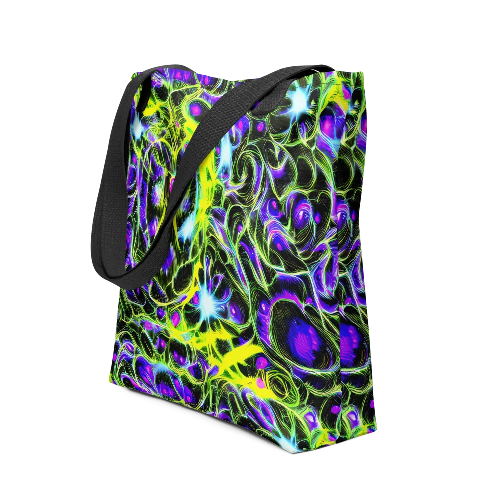 Psychedelic Underbrush on Tote Bag — Front