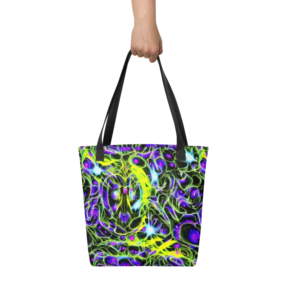 Psychedelic Underbrush on Tote Bag — Front