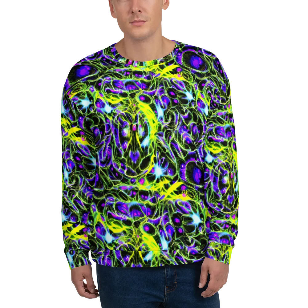 Psychedelic Underbrush on Sweatshirt — Front