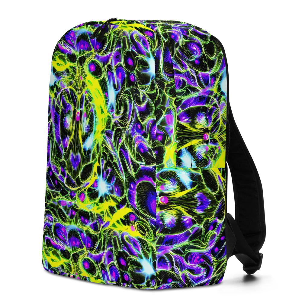 Psychedelic Underbrush on Minimalist Backpack — Left