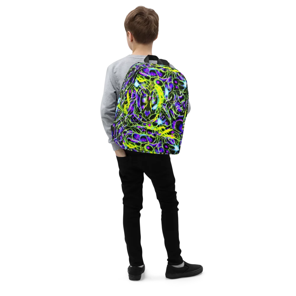 Psychedelic Underbrush on Minimalist Backpack — Right Front