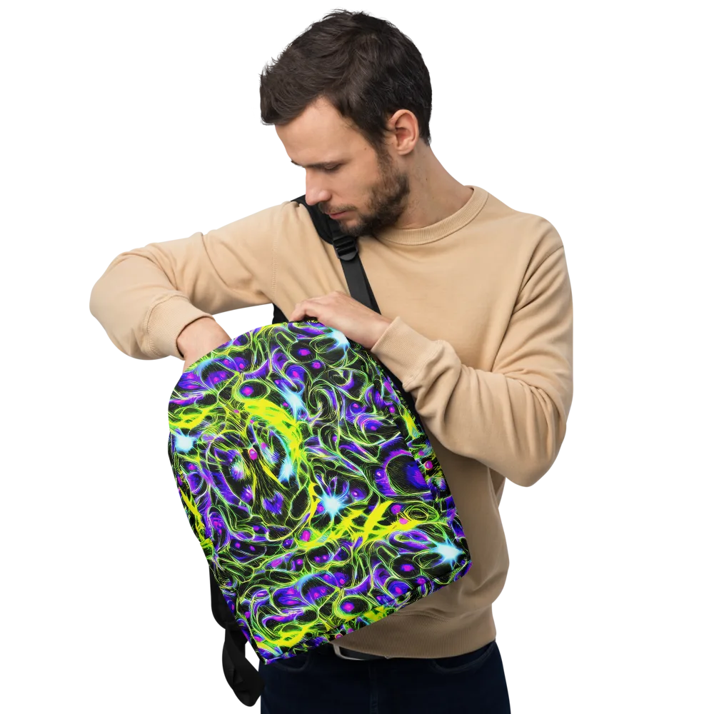 Psychedelic Underbrush on Minimalist Backpack — Front