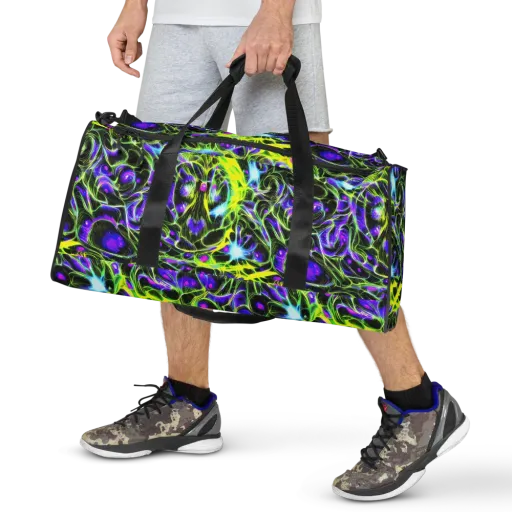 Psychedelic Underbrush on a Duffle Bag