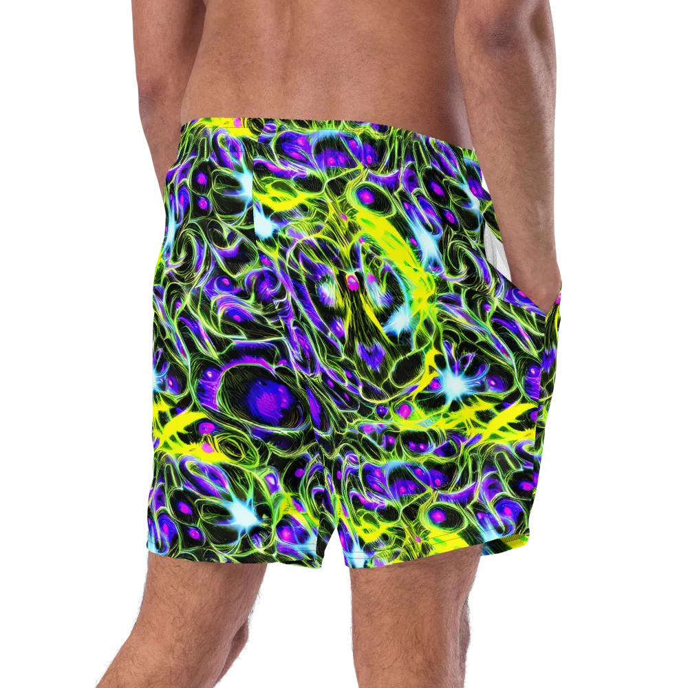 Psychedelic Underbrush on Swim Trunks — Right Back